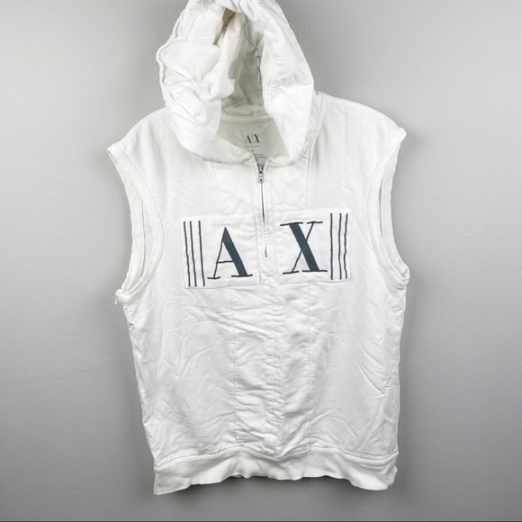 armani sleeveless hoodie